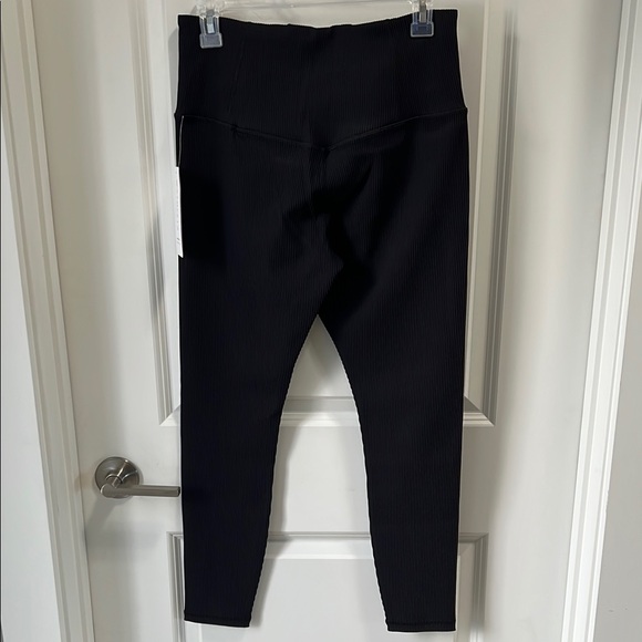 NWT!  Athleta Elation Rib Tight - Black High-Waisted Leggings - Picture 4 of 6